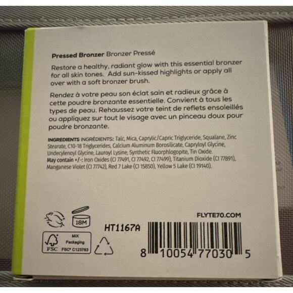 FLYTE.70 ColorBack Burnished Bronze VACATION Pressed Bronzer .29oz (8.5g) NIB - Picture 4 of 7